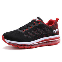 Load image into Gallery viewer, Gongma Damping Mens Running Shoes Lace Up Black Sneakers for Men